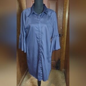 Beach Lunch Lounge Navy Cotton Dress